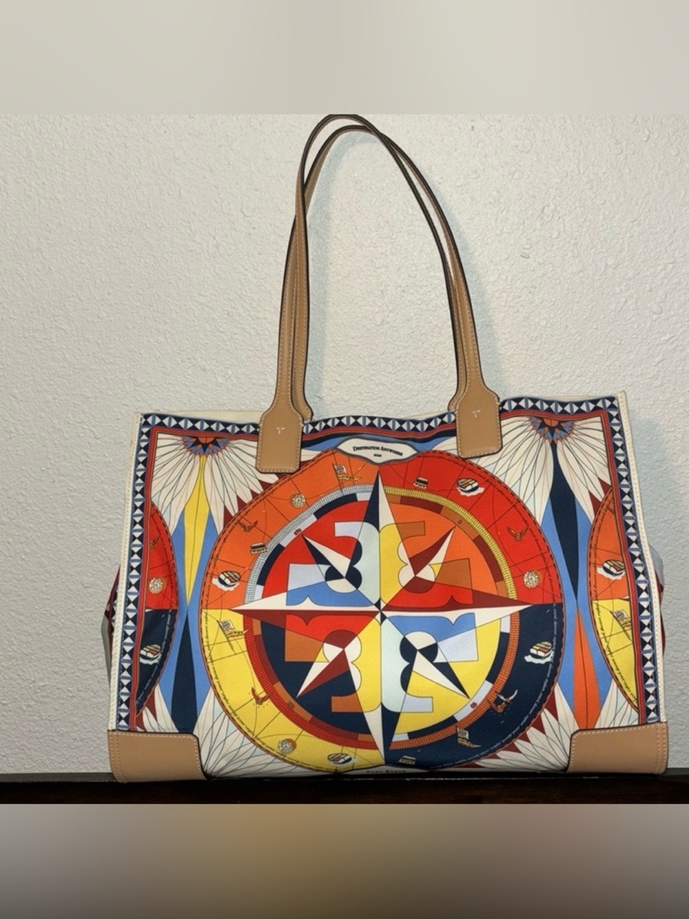 Tory Burch ~ Ella Tote ~ "Destination Awaits 2021"
